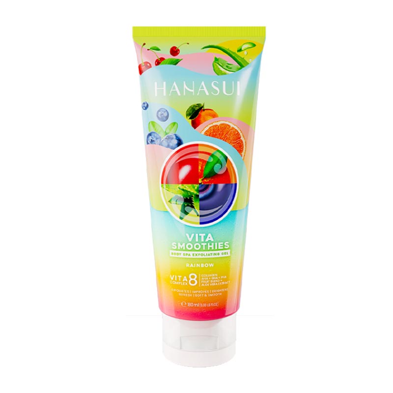 Hanasui Vita Smoothies Body Spa Exfoliating Gel Rainbow 180ml | Gogobli