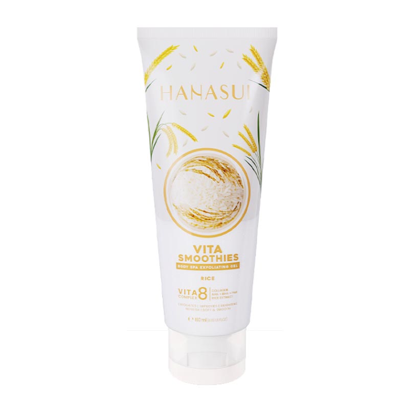 Hanasui Vita Smoothies Body Spa Exfoliating Gel Rice 180ml | Gogobli