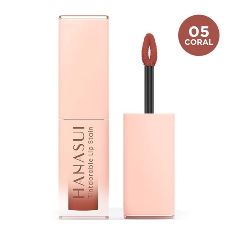 Hanasui Tintdorable Lip Stain 05 Coral 3.5gr | Gogobli