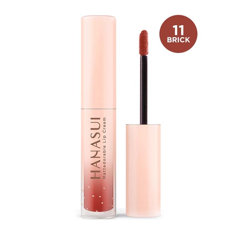 Hanasui Mattedorable Lip Cream 11 Brick 4gr | Gogobli