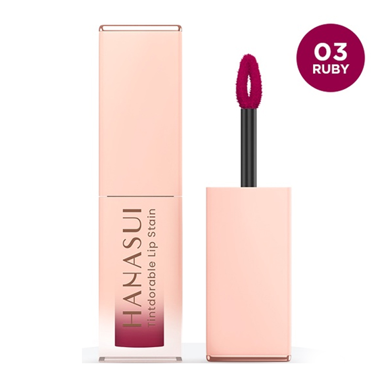 Hanasui Tintdorable Lip Stain 03 Ruby 3.5gr | Gogobli