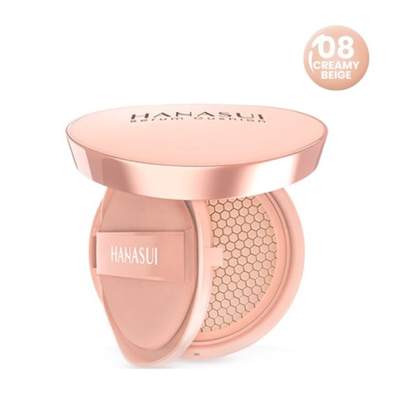 Hanasui Serum Cushion 08 Creamy Beige 15gr | Gogobli