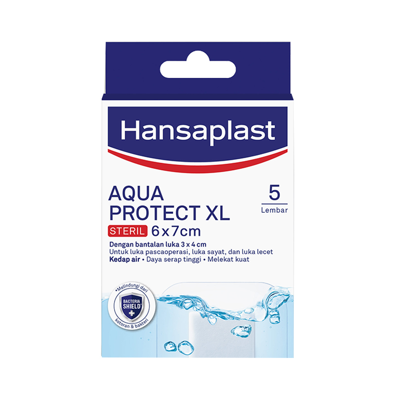Hansaplast Plester Aqua Protect XL (6x7cm) 5pcs | Gogobli