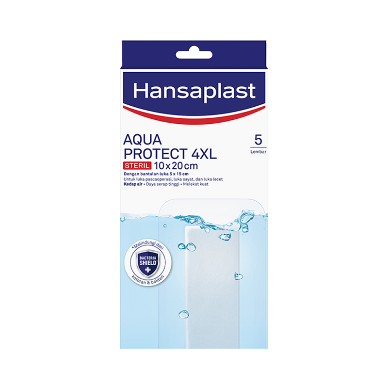 Hansaplast Plester Aqua Protect 4XL (10x20cm) 5pcs | Gogobli