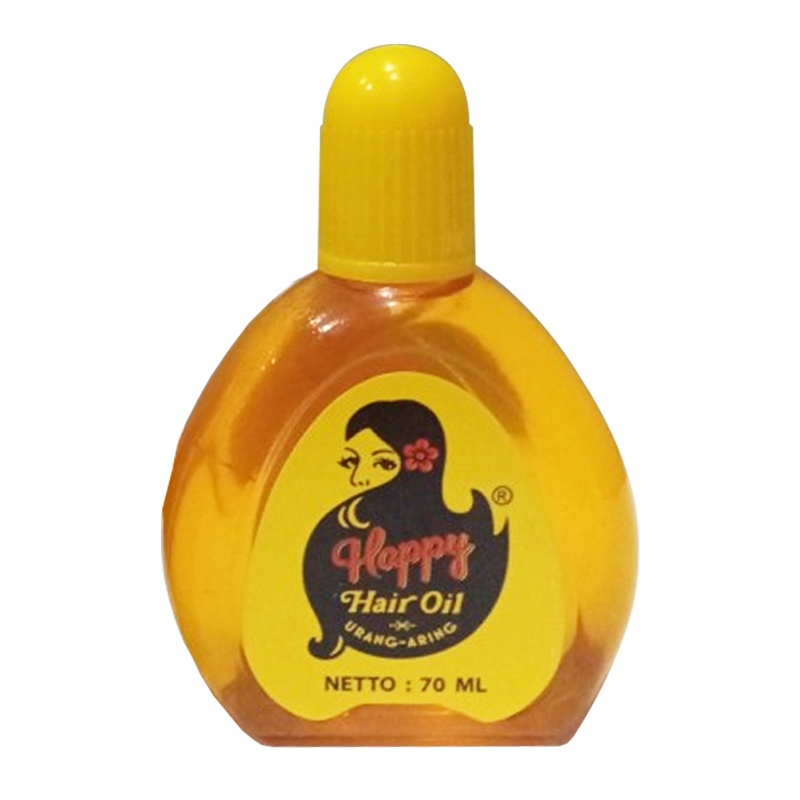 Happy Hair Oil Kecil Kuning 70ml | Gogobli