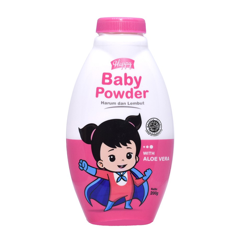 Happy Baby Powder Aloe Vera 200gr | Gogobli