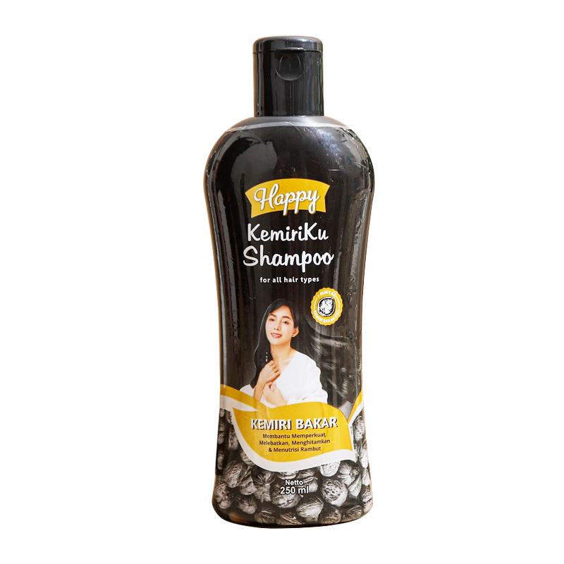 Happy Kemiriku Shampoo Kemiri Bakar 250ml | Gogobli