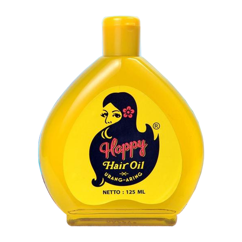 Happy Hair Oil Besar Kuning 125ml | Gogobli