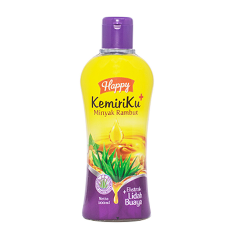 Happy Kemiriku Minyak Rambut Ekstrak Lidah Buaya 100ml | Gogobli
