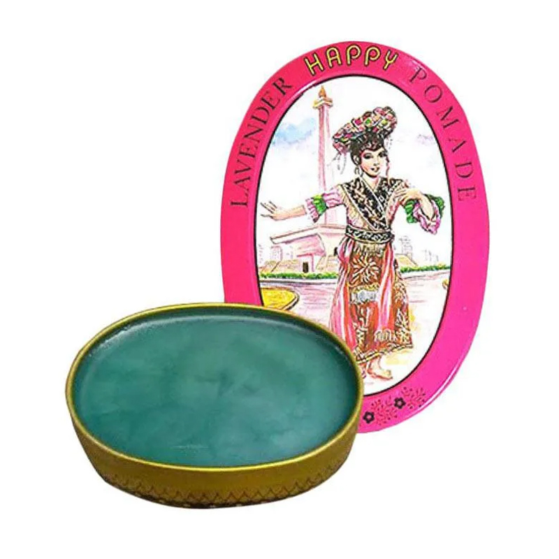 Happy Pomade Lavender Merah 60gr | Gogobli