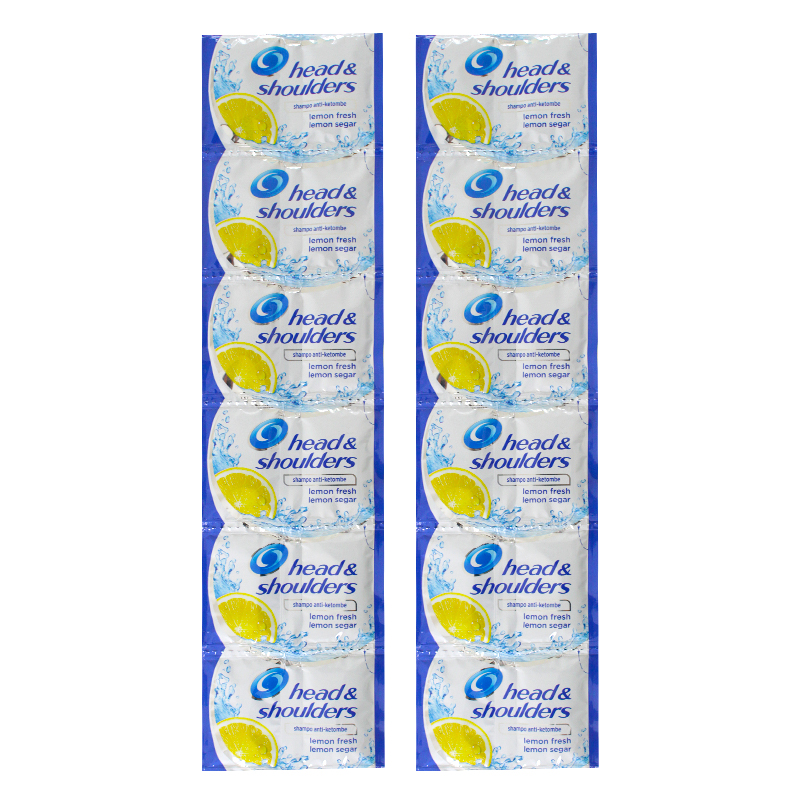 Head & Shoulders Shampo Anti Ketombe Lemon Fresh Renceng (10ml X 12 Sachet) | Gogobli