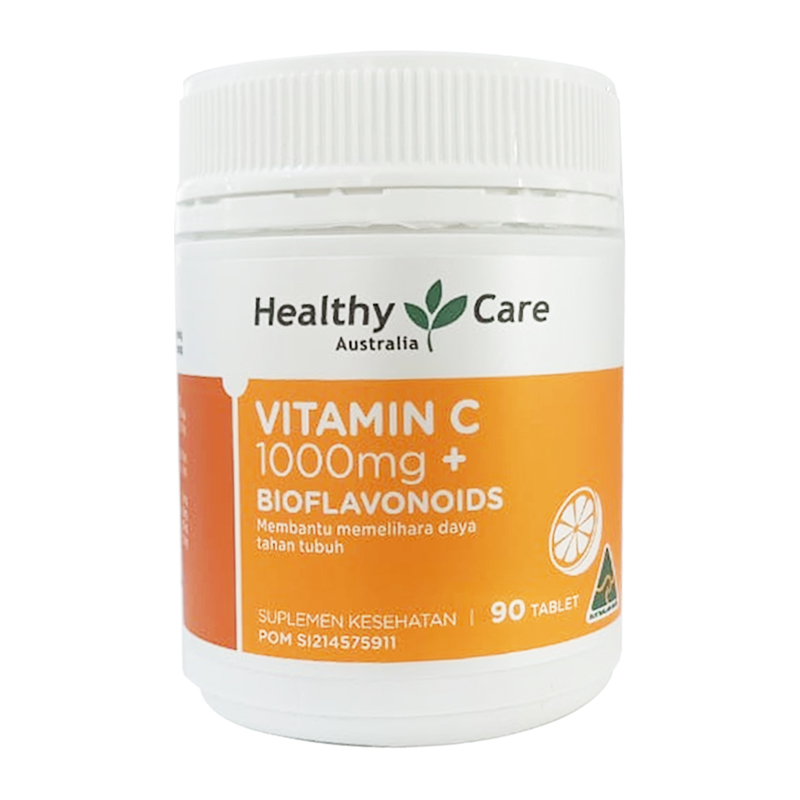 Healthy Care Vitamin C 1000mg + Bioflavanoids 90 Tablet | Gogobli