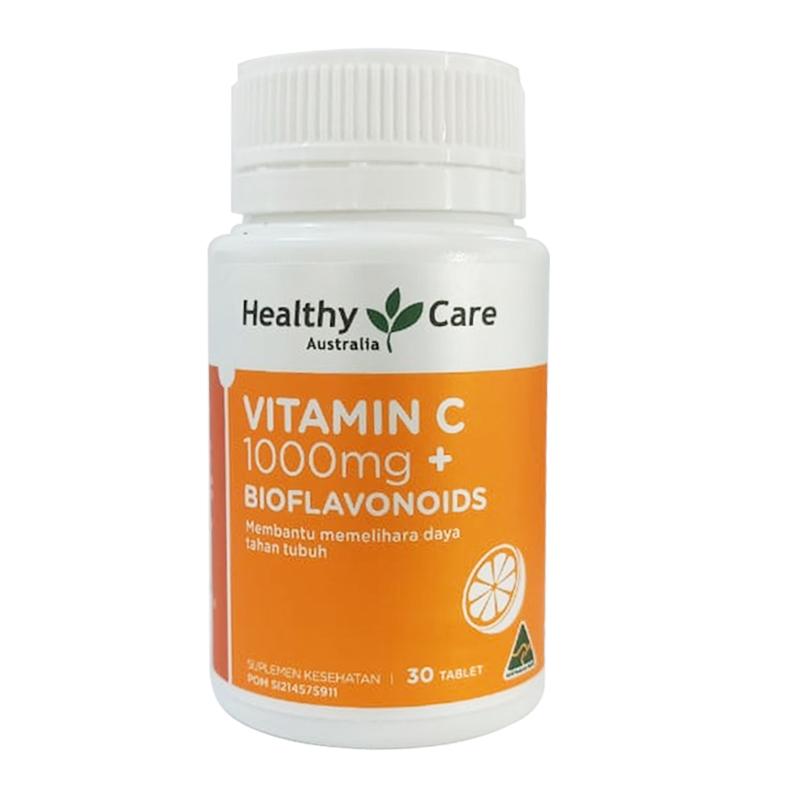 Healthy Care Vitamin C 1000mg + Bioflavanoids 30 Tablet | Gogobli