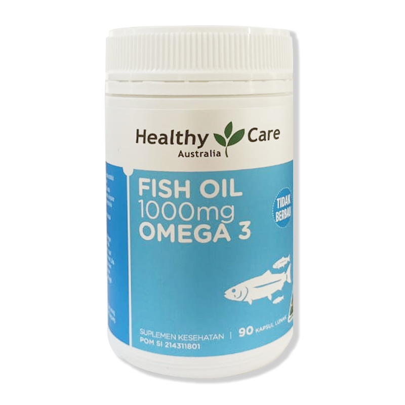 Healthy Care Fish Oil Omega 3 1000mg 90 Kapsul Lunak | Gogobli