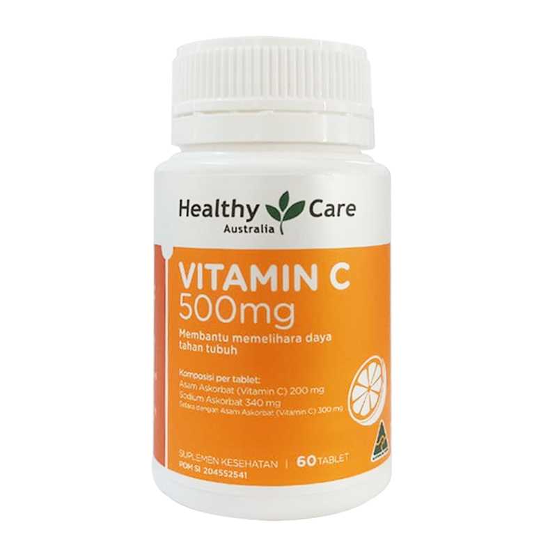 Healthy Care Vitamin C 500mg 60 Tablet Hisap | Gogobli
