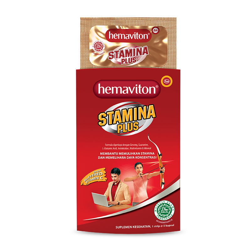 Hemaviton Stamina Plus Sleeve 5 Kapsul | Gogobli