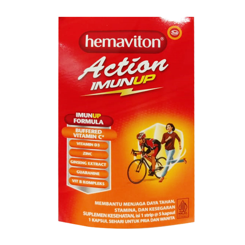 Hemaviton Action ImunUp Sleeve 5 Kapsul | Gogobli