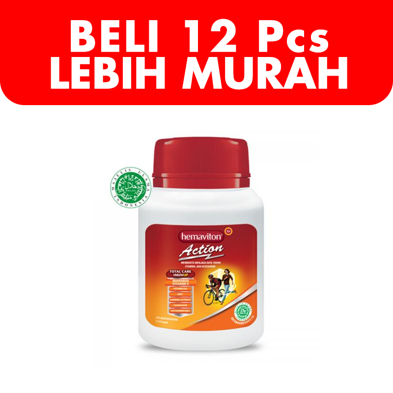 Hemaviton Action Botol 30 Kapsul (BELI 12pcs LEBIH MURAH) | Gogobli