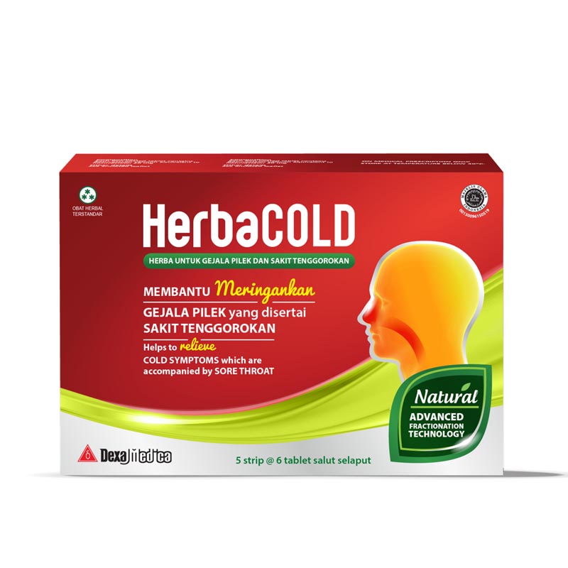 Herbacold (5 Strip @6 Tablet Salut Selaput) | Gogobli