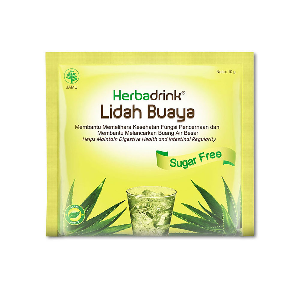 Herbadrink Lidah Buaya Sugar Free (5 Sachet @10gr) | Gogobli