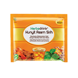 Herbadrink Kunyit Asam Sirih Plus Madu (5 Sachet @25gr) | Gogobli