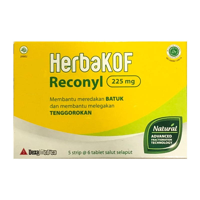 Herbakof Reconyl 5 Strip @6 Tablet Salut Selaput | Gogobli