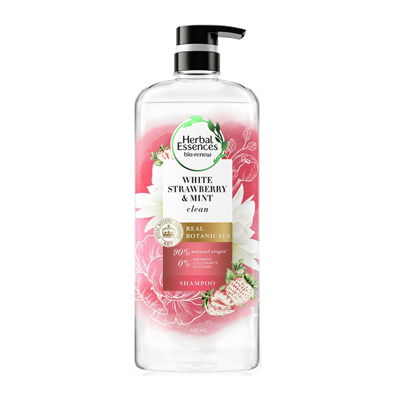 Herbal Essences Bio-Renew Shampoo White Strawberry And Sweet Mint 600ml | Gogobli