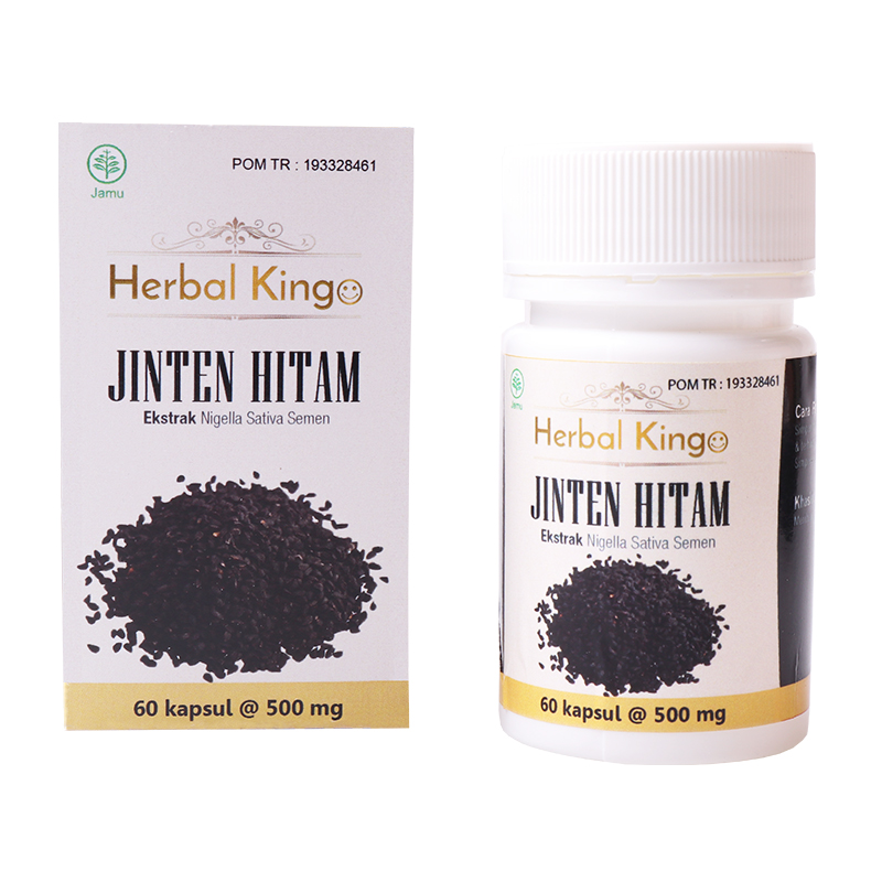 Herbal Kingo Jinten Hitam 60 Kapsul @500mg | Gogobli