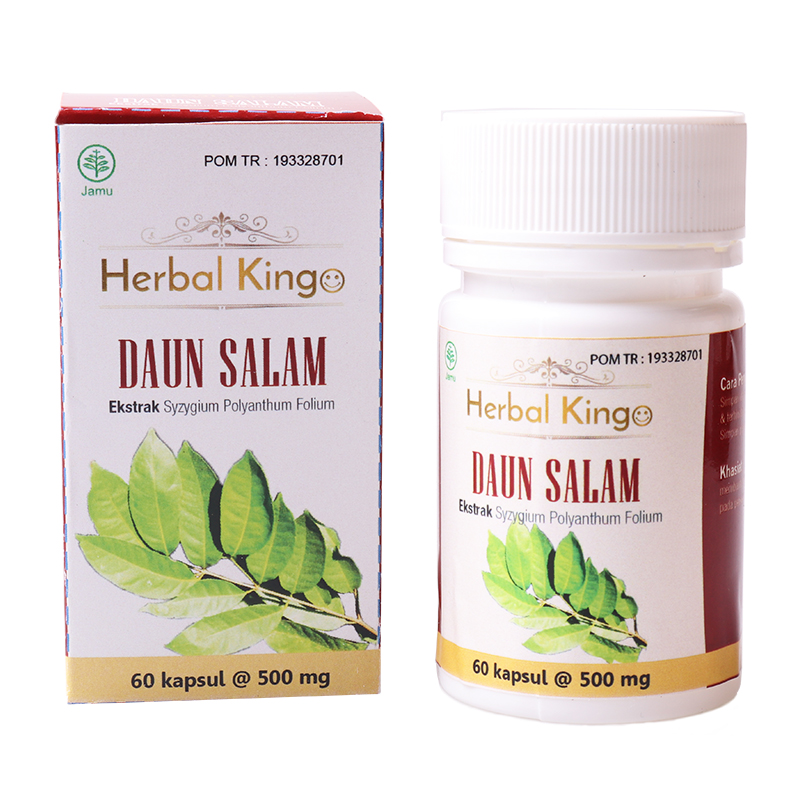 Herbal Kingo Daun Salam 60 Kapsul @500mg | Gogobli
