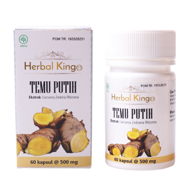 Herbal Kingo Temu Putih 60 Kapsul @500mg | Gogobli