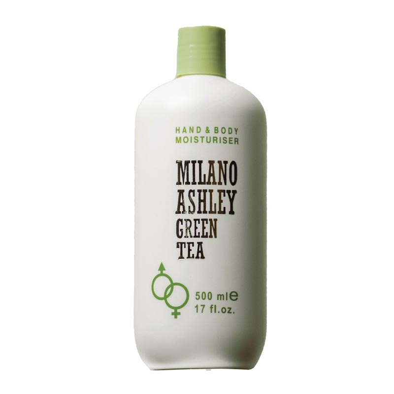 Milano Ashley Hand & Body Lotion Moisturiser Green Tea 500ml | Gogobli