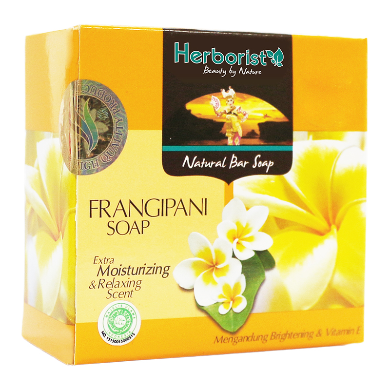 Herborist Natural Bar Soap Frangipani 80gr | Gogobli