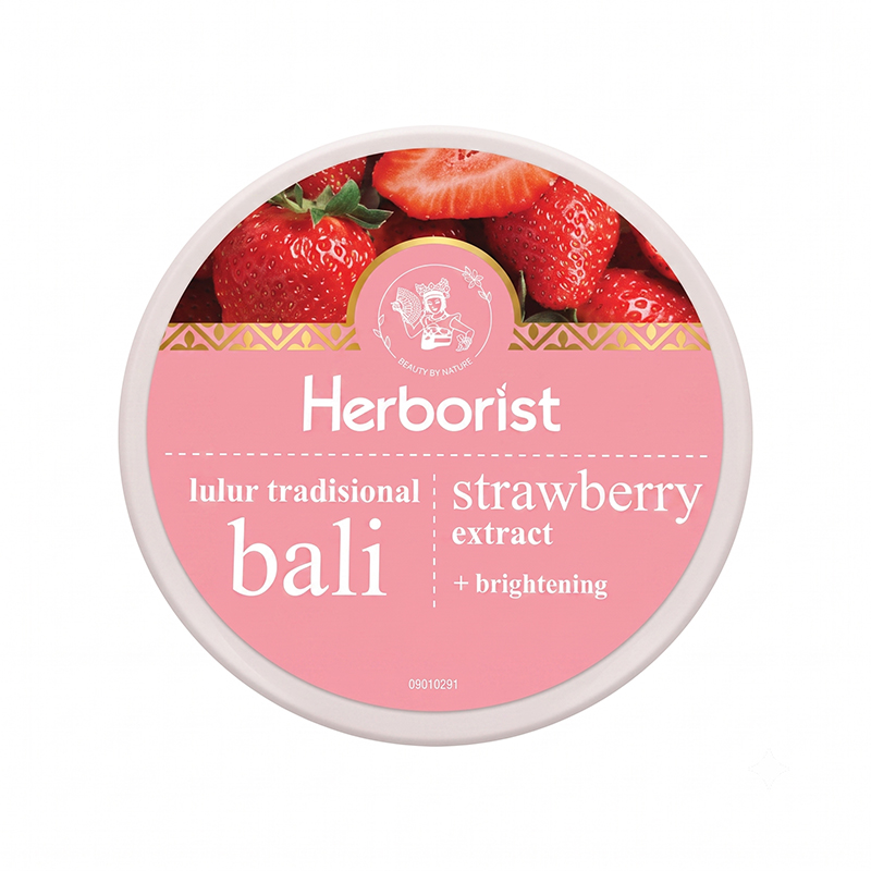 Herborist Lulur Bali Strawberry 100gr | Gogobli