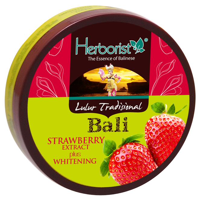 Herborist Lulur Bali Strawberry 200gr | Gogobli