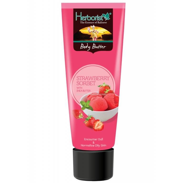 Herborist Body Butter Strawberry 80gr | Gogobli