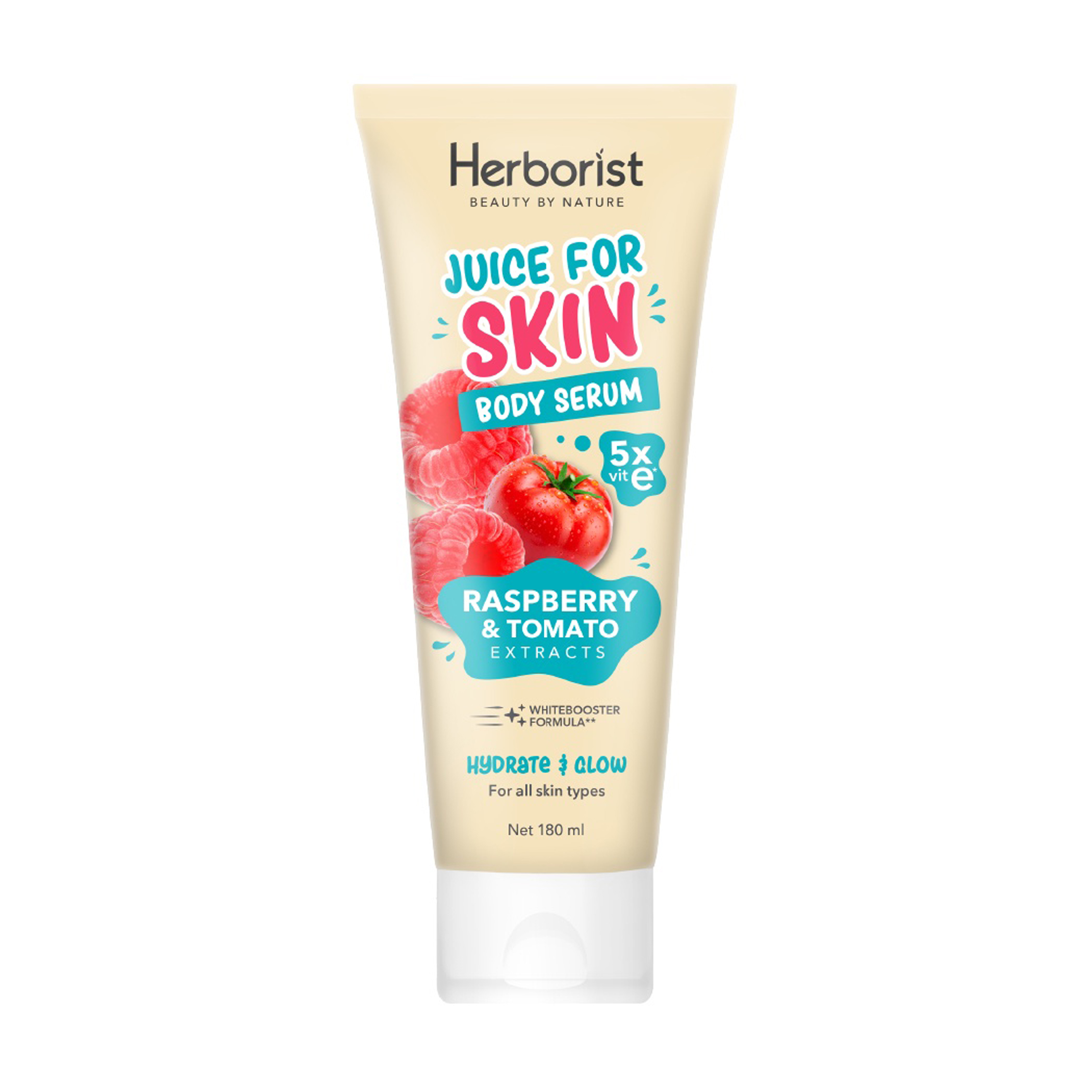 Herborist Juice For Skin Body Serum Raspberry & Tomato 180ml | Gogobli