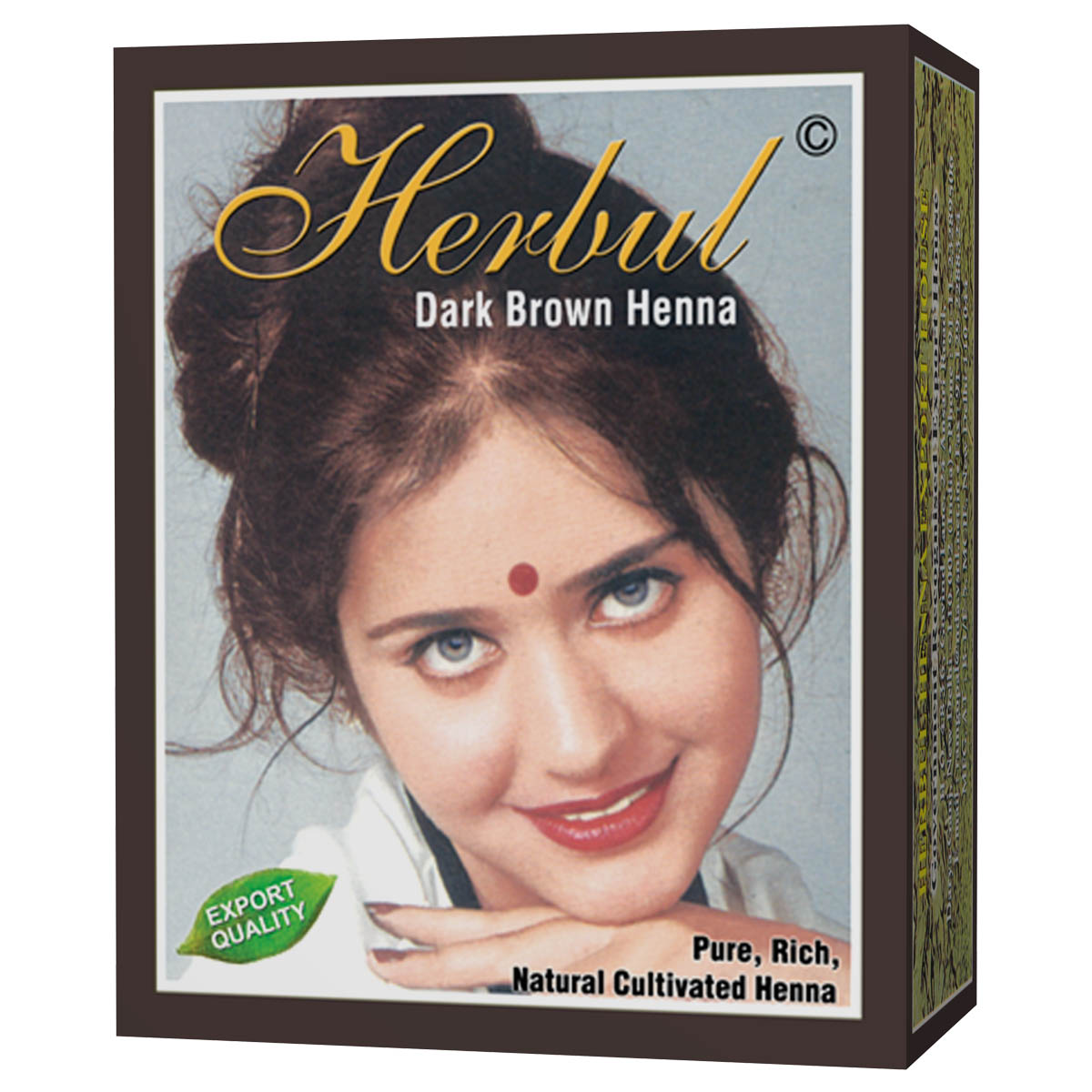 Herbul Dark Brown Henna Hair Dyes 10gr Gogobli