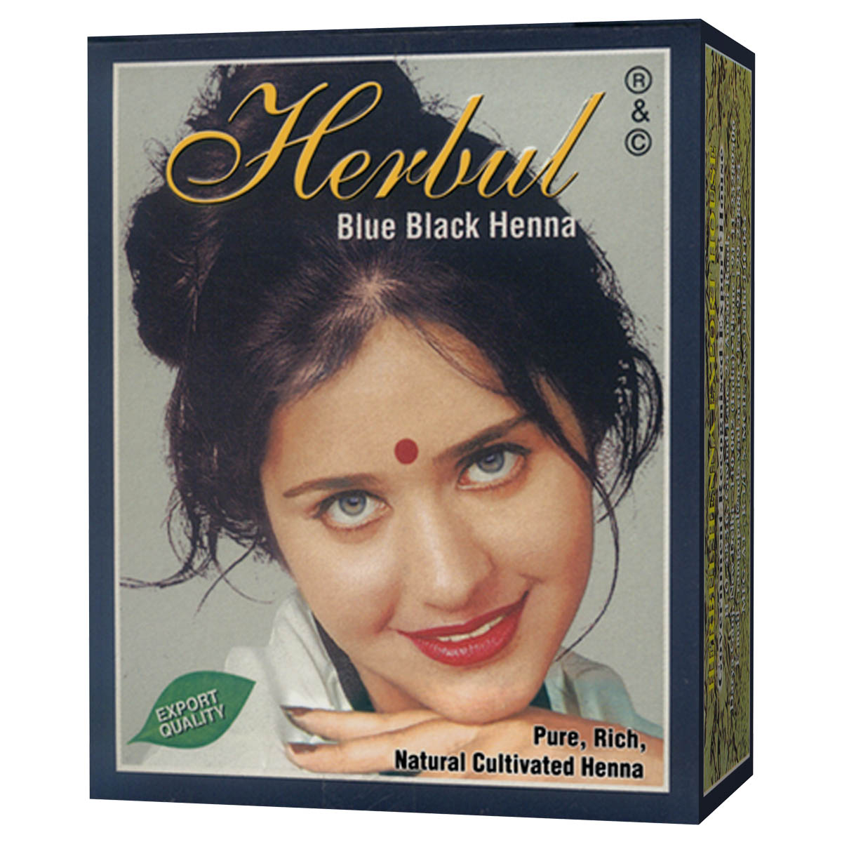 Herbul Blue Black Henna Hair Dyes 10gr Gogobli