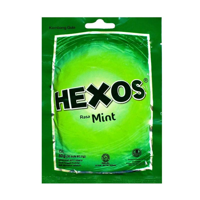 Hexos Mint Sak 50gr (20 Butir @2.5gr) | Gogobli