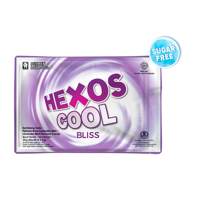 Hexos Cool Bliss 20gr (8 Butir @2.5gr) (ED: Nov 25) | Gogobli
