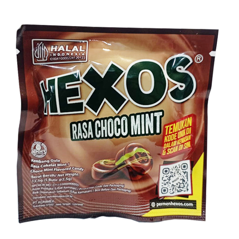 Hexos Chocomint (5 Butir @2.5gr)  | Gogobli