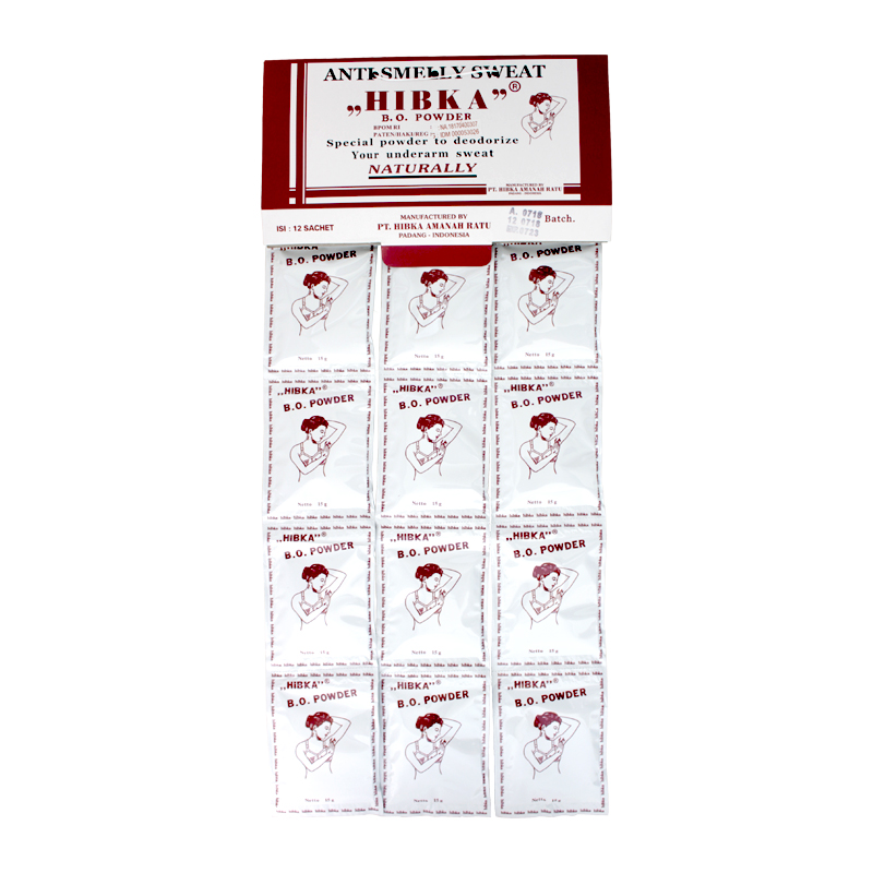 Hibka Bedak (12 Sachet) | Gogobli