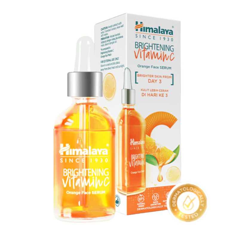 Himalaya Brightening Vitamin C Orange Face Serum 15ml | Gogobli