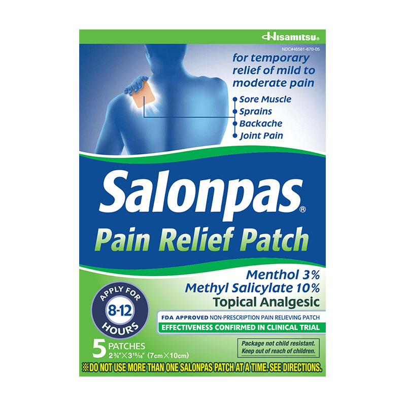 Hisamitsu Salonpas Pain Relief Patch 5s (ED: Sept 23) | Gogobli