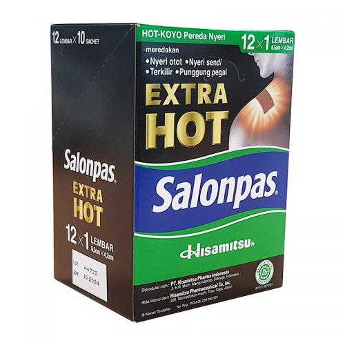 Hisamitsu Salonpas Extra Hot Box (10 Pack @12pcs) (ED: Des 25) | Gogobli