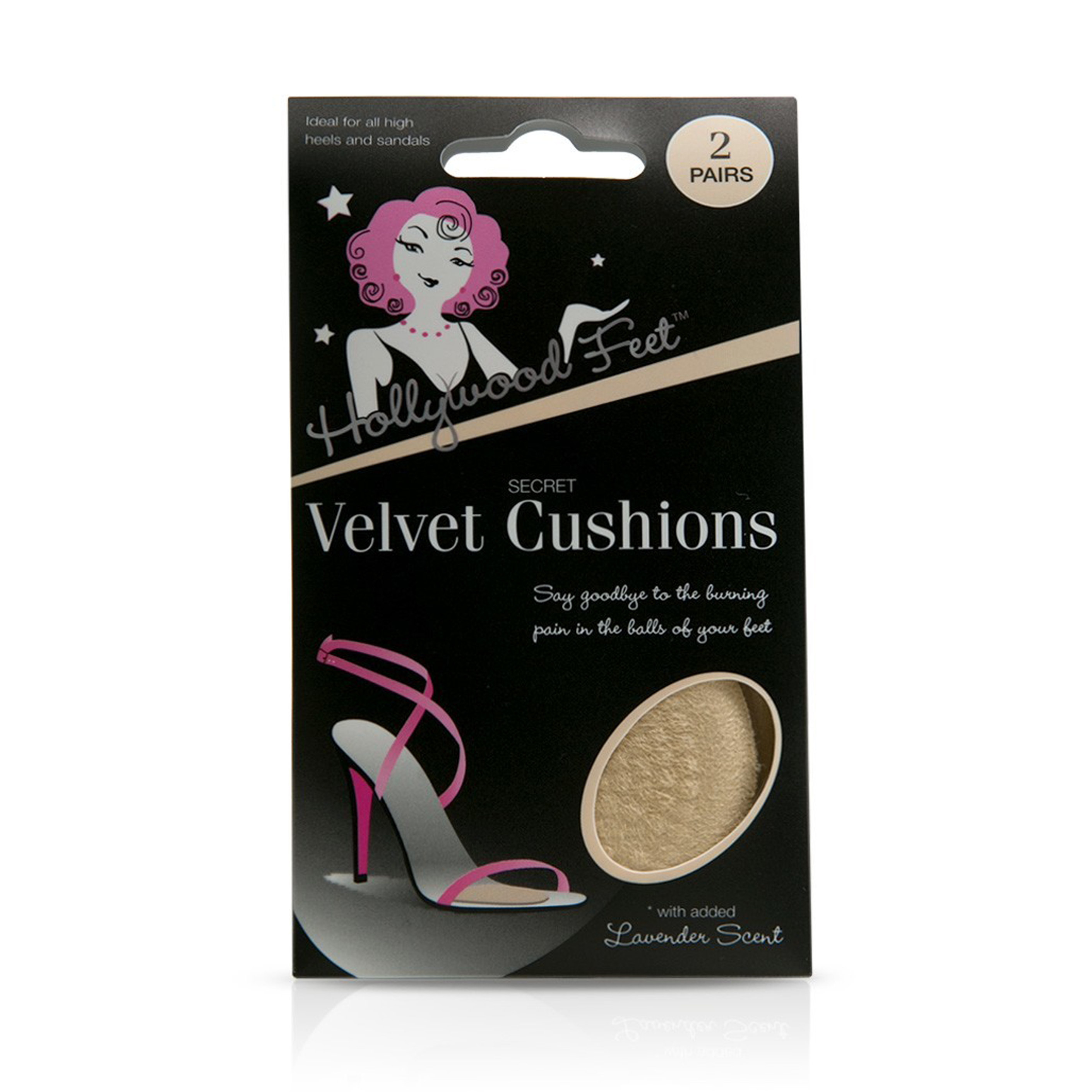 Hollywood Fashion Secret Velvet Cushions - 2 Pairs | Gogobli