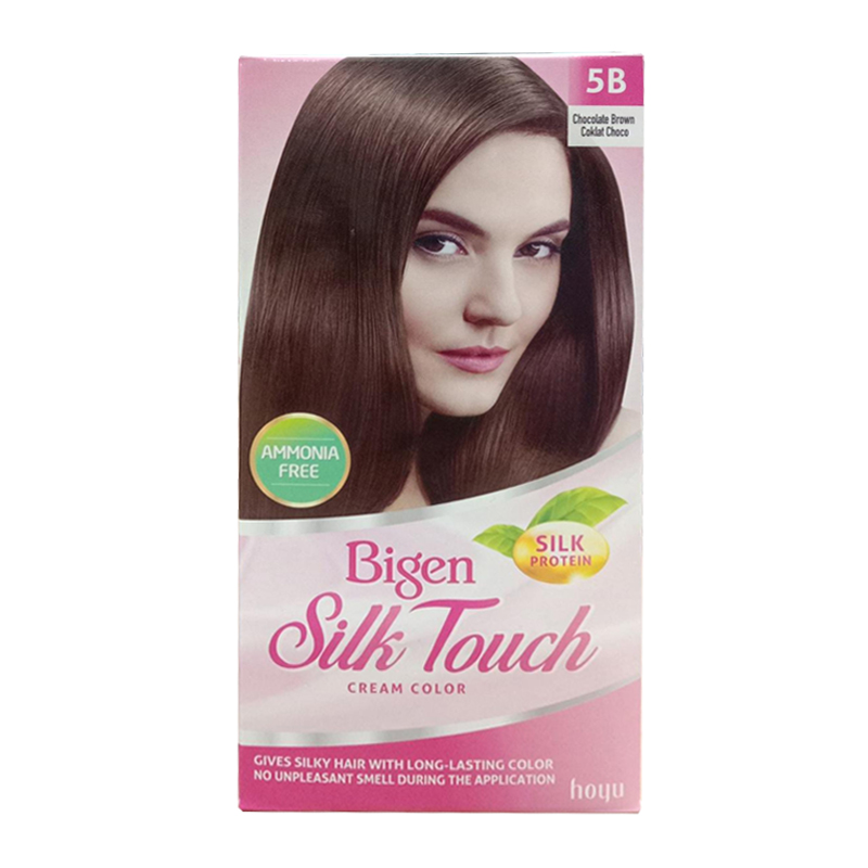 Hoyu Bigen Silk Touch Chocolate Brown 5B 125gr | Gogobli