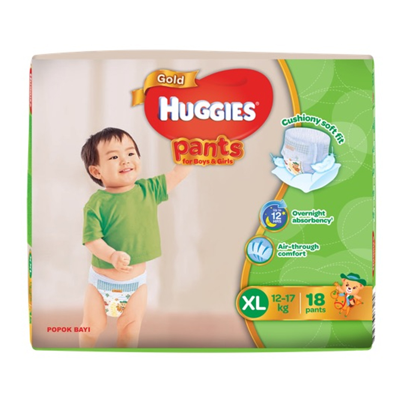 Huggies Gold Diaper Pants XL 18s | Gogobli