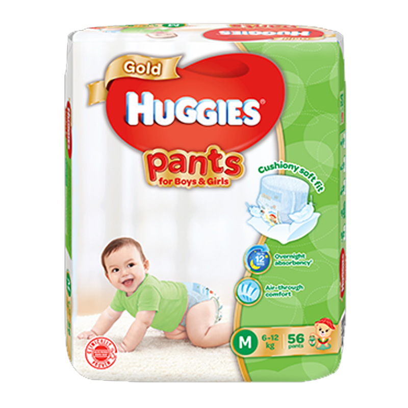 Huggies Gold Diaper Pants M 56s | Gogobli