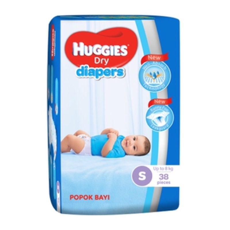 Huggies Dry Diaper Tape S 38s | Gogobli